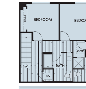 Plan 3B Townhome Townhome at Symmetry Apartments in Northridge, CA